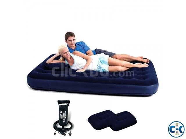 Bestway Double Air Bed with 2 Pillow large image 0
