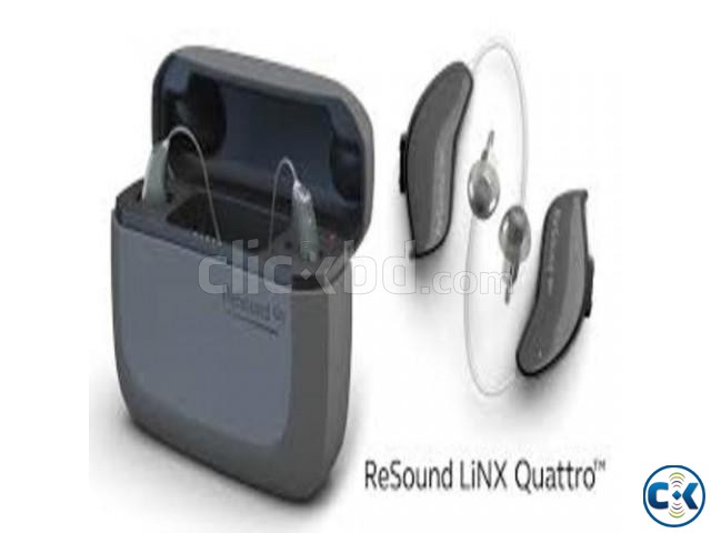 Resound linx quattro 967 hearing aid 12 Channel Rechargable large image 0