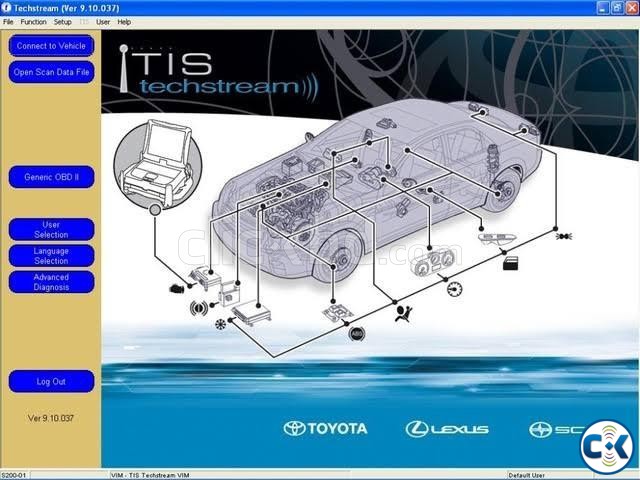 Toyota techstream tis scanner large image 0