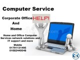 Computer Service Provided At Home Corporate Office