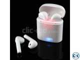 i7s Dual Twins Bluetooth Earphone with Charger DOC