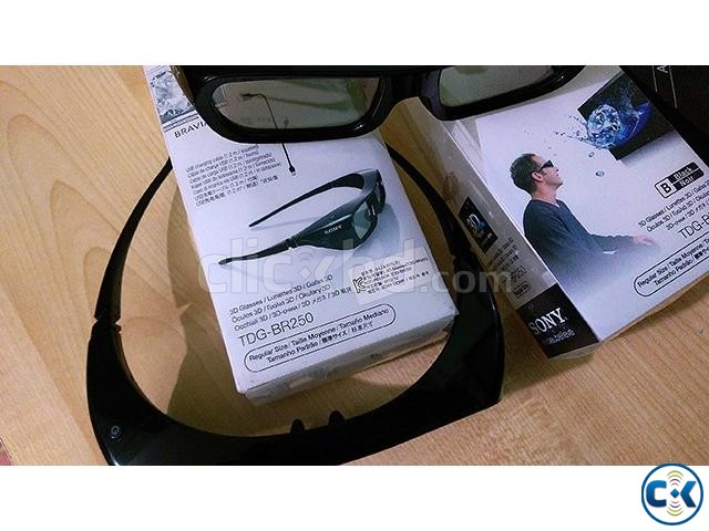 3D Active Shutter Glasses for TV Sony TDG-BR250 Black large image 0