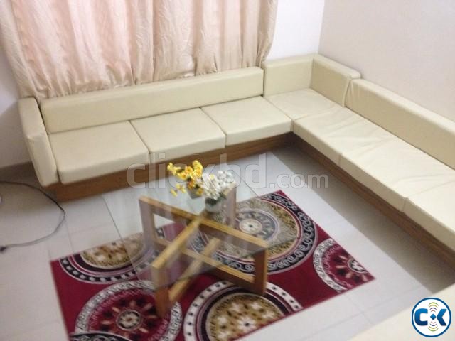 urgent sale modern sofa with center table large image 0