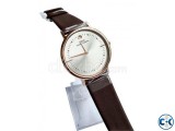 IBSO Watch Genuine Brown Rose Gold Dial Watches for Men