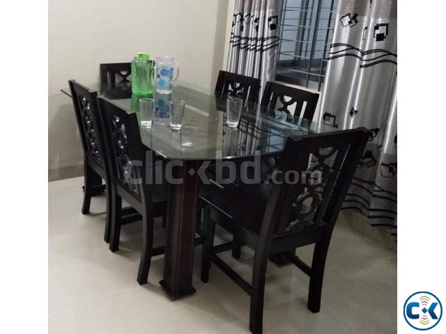 6 Seater Dining Table large image 0