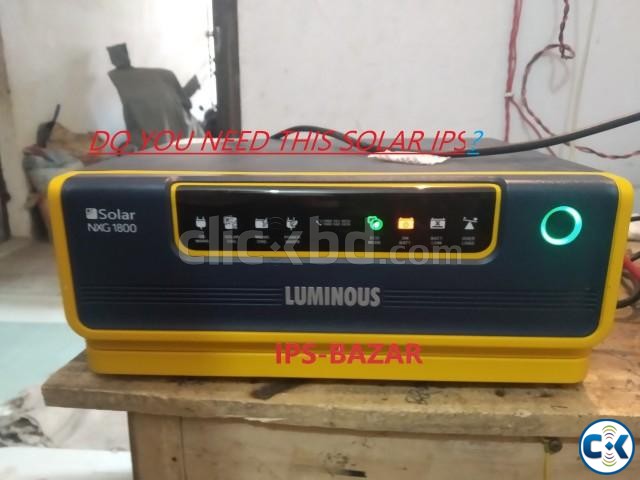 LUMINOUS IPS NXG 1800VA 24VOLT WITH SOLAR AC large image 0