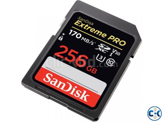SanDisk 256GB 170mb s Extreme PRO High Speed 4k Memory Card large image 0