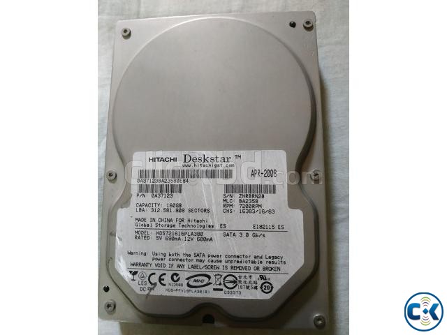 Hitachi Deskstar 160 GB 7 200 rpm SATA Hard Disk large image 0