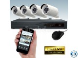 4 Channel CCTV System Full Package