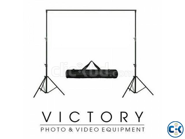 Victory Portable Studio Background Stand Setup with Bag large image 0