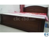 Wooden Bed-King Size Rebonded Foam Mattress-Otobi