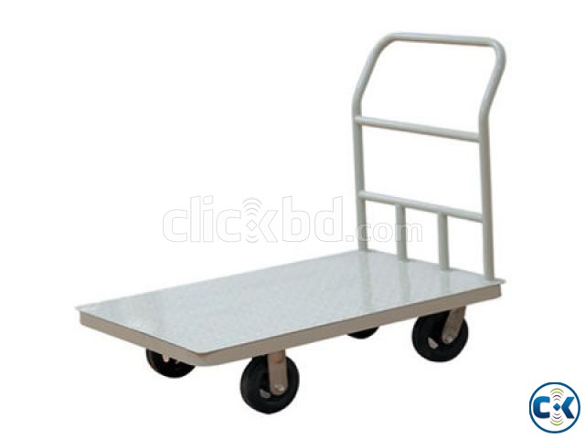 Four Wheel SS Industrial Trolley large image 0