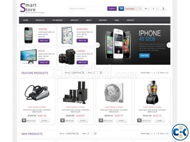 E-Commerce Website Develop With Lowest Prize In Bangladesh large image 0