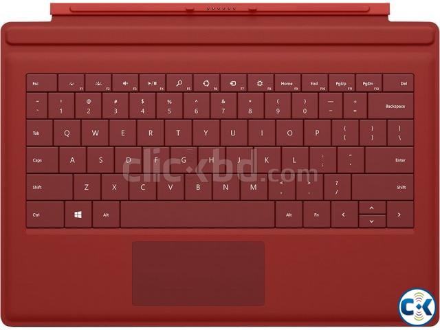 Microsoft Surface Pro 3 Type Cover Red  | ClickBD large image 0