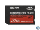 Sony Memory Stick Pro-HG Duo 32Gb