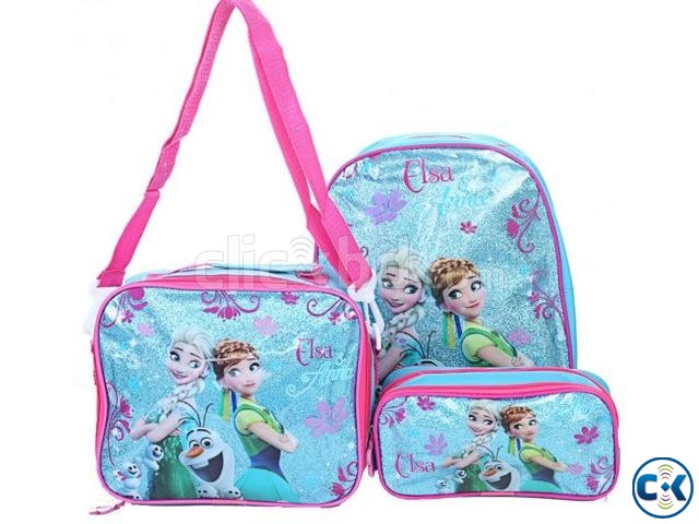 Frozen Backpack Kids School Bag Set large image 0