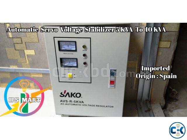 Servo Voltage Stabilizer 3kva 5Kva 10 kva Imported Spain large image 0