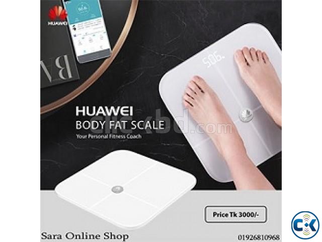 HUAWEI Smart Body Fat Scale AH-100 - White large image 0