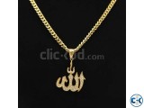 Allah Hoo Women s Golden Colour Necklace