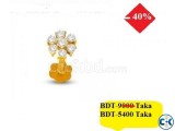 DIAMOND WITH GOLD NOSE PIN 40 OFF