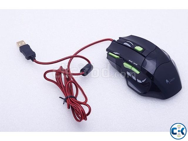 A.tech - USB Wired Fire Gaming Mouse - 001 - BCL large image 0