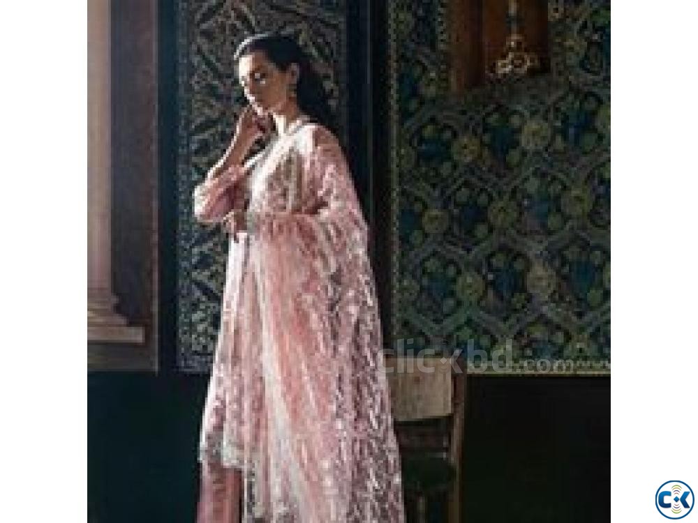 Sobia Nazir Embroidered Organza Unstitched 4 Piece Suit large image 0