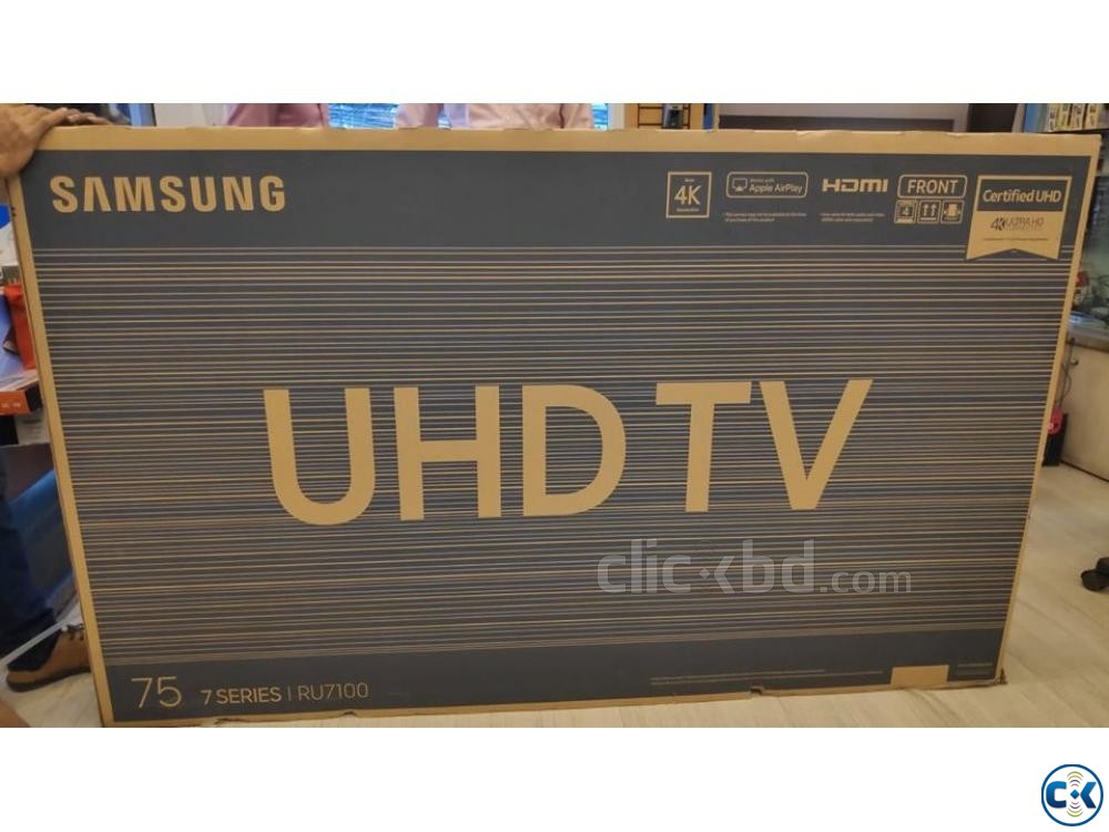 Samsung 2019 75 RU7100 4K Smart TV 01730482941 large image 0