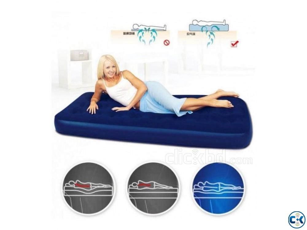 Jilong Semi Double Air Bed Free Pumper | ClickBD large image 0