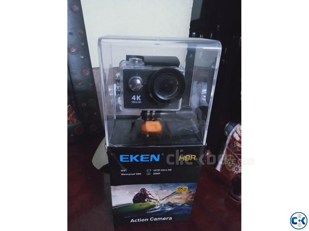 Eken H9R action cam with stick for sale only one day used  | ClickBD large image 0