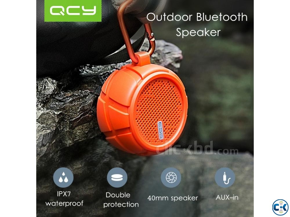 QCY Box 2 Bluetooth Speaker Waterproof Built-In Mic large image 0