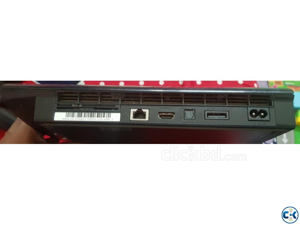 Moded ps3 500 gb. Full set up with original DVD large image 0
