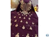 Maroon Embroidery Single Unstiched Kameez for Women 1 piece 