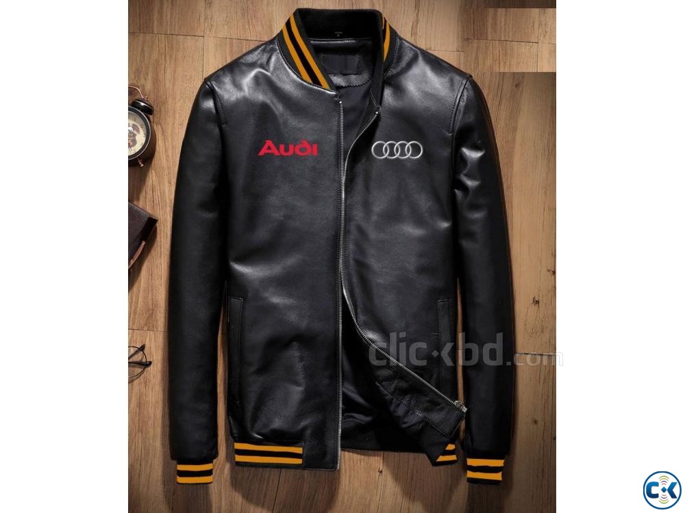 Artificial Leather Mens Winter Jacket large image 0