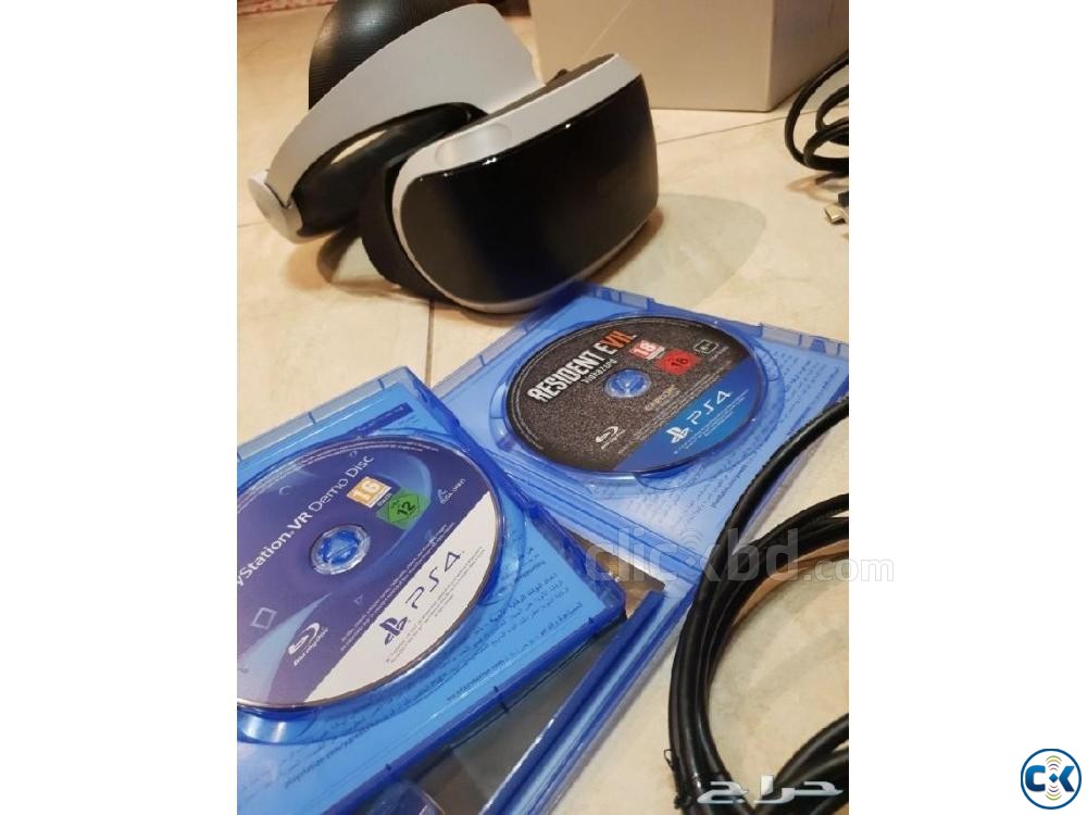 Sony PS VR Gear with 3D Audio and some VR Title large image 0