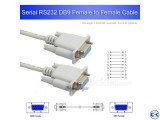 1.5m Serial cable RS232 9-Pin Female to Female DB9 9-Pin