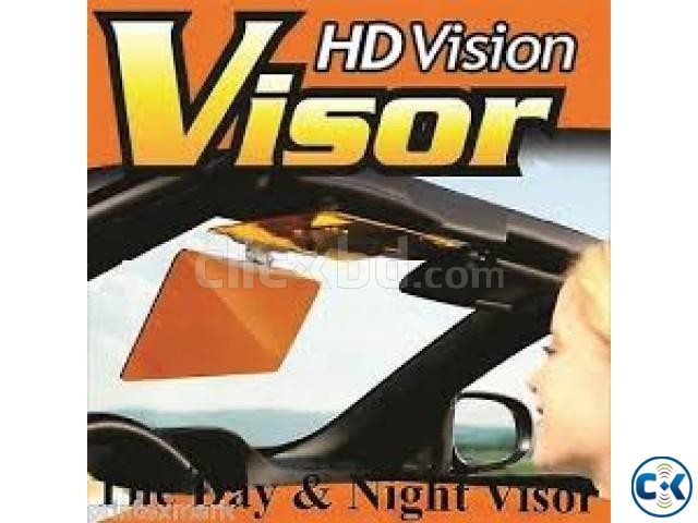 Universal HD Vision Anti-Glare Car Visor large image 0