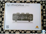 Behringer U-PHORIA UM2 Audiophile 2x2 USB Audio Interface