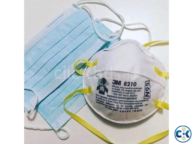 N95 Respiratory face mask 3ply surgical Mask large image 0