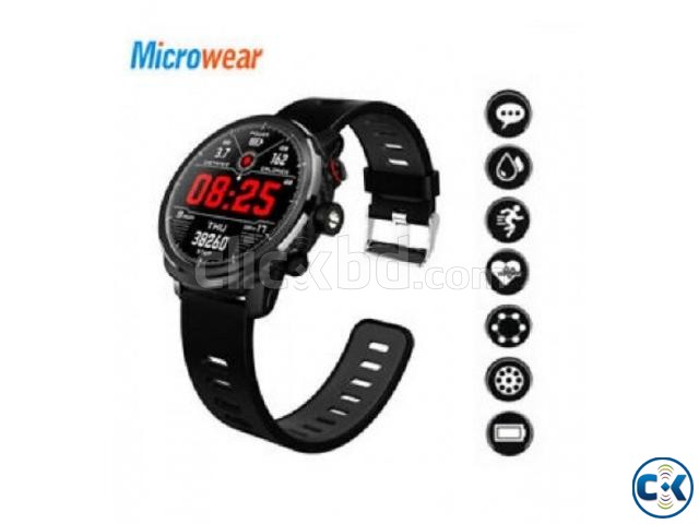 Microwear L5 Smartwatch Waterproof Heart Rate Monitor Weathe | ClickBD large image 0