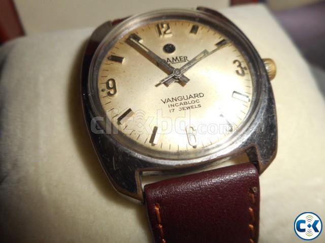 1970s roamer vangard manual hand winding watch large image 0