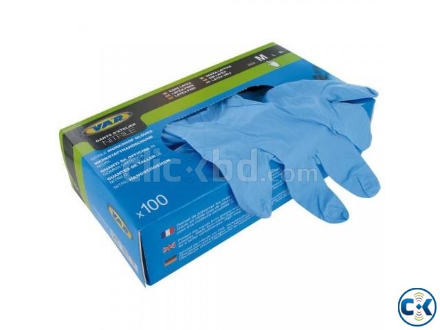 CE Certified Blue Nitrile Gloves large image 0