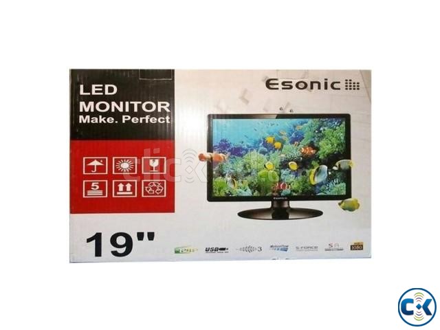 Esonic 19 Inch 1366 x 786 Wide Screen HD LED Monitor large image 0