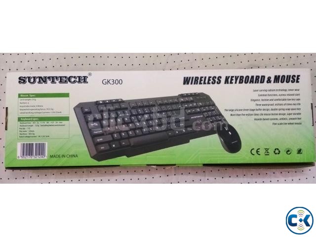 SUNTECH GK300 Wireless Keyboard Mouse Combo large image 0