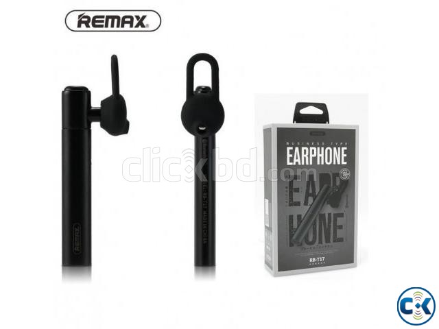 Remax RB-T17 Bluetooth Headset-Black large image 0