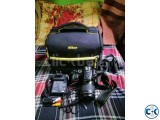 Nikon d5500 black with kit lens
