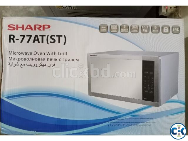 Sharp R-77AT ST Micro Oven with Grill large image 0