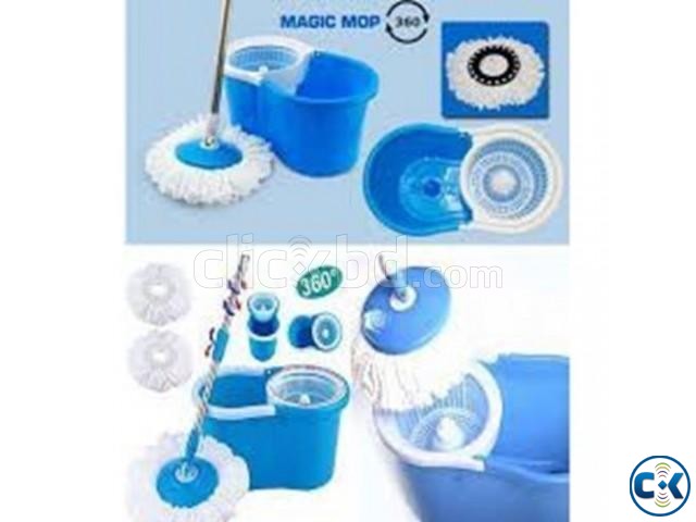 Microfibre Spin Mop | ClickBD large image 1