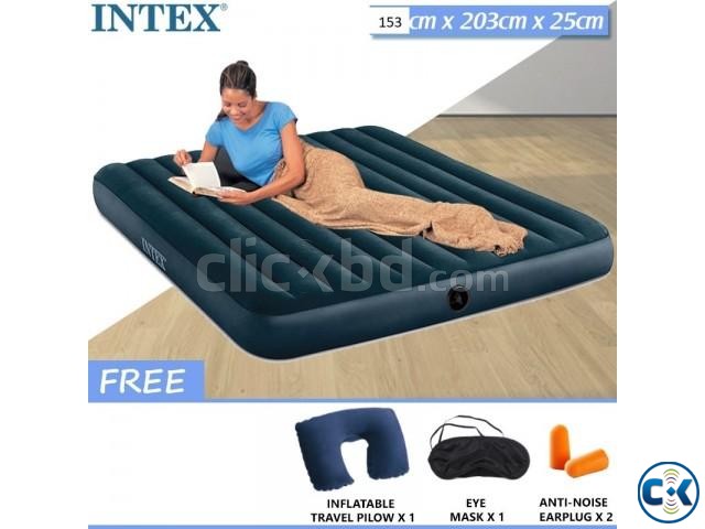 intex Double Air Bed With Electric Pummer large image 0