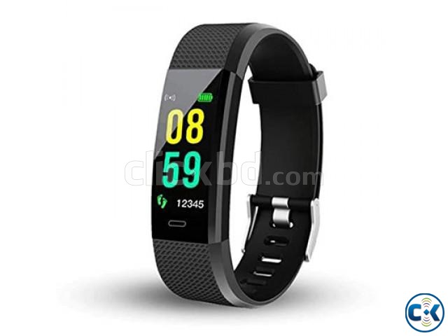 Smart Band Watch 115 Plus Fitness Tracker Blood Pressure large image 0