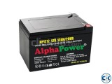 AlphaPower VRLA AGM Battery 12V 12Ah 20HR for UPS Others